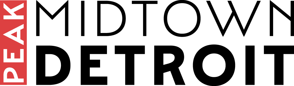 Midtown Detroit logo designed for Peak Management’s portfolio of three buildings
